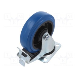 1 pcs x RADER - KPE-POGEN 125K1-HC - Transport wheel, Ø: 125mm, W: 36mm, H: 159mm, torsional with lock