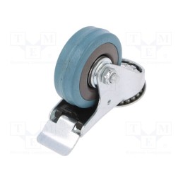 1 pcs x RADER - CKMA-PG 50S-HC - Transport wheel, Ø: 50mm, W: 17mm, H: 69mm, torsional with lock