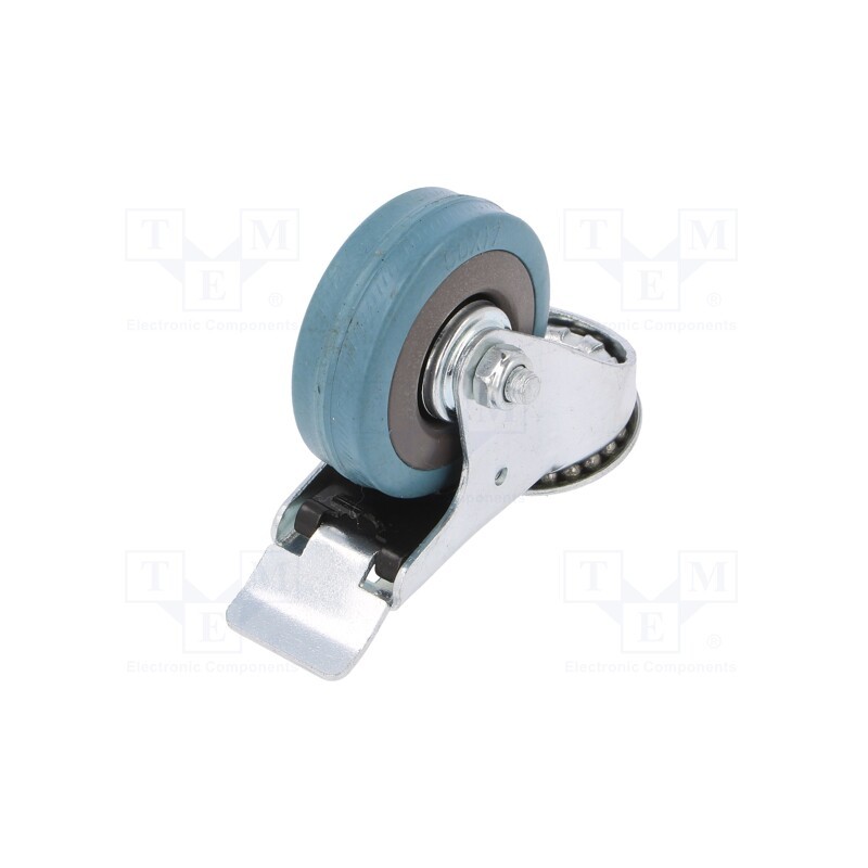 1 pcs x RADER - CKMA-PG 50S-HC - Transport wheel, Ø: 50mm, W: 17mm, H: 69mm, torsional with lock