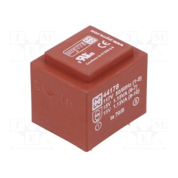 1 pcs x MYRRA - 44178 - Transformer: encapsulated, 2.3VA, 117VAC, 15V, 15V, 77mA, 77mA, PCB