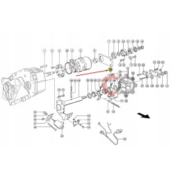 Right crusher wheel bolt 235586