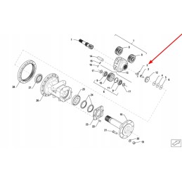 Tf1004 391 05a special washer for satellite basket
