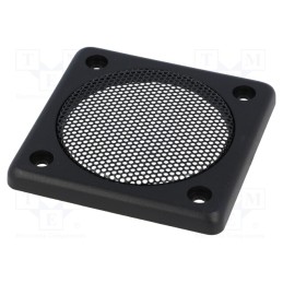 1 pcs x VISATON - 2312 - Loudspeaker grille, 73x73x7mm, ABS