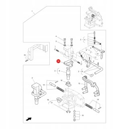 Automatic hitch plate mf 3907878m1 original