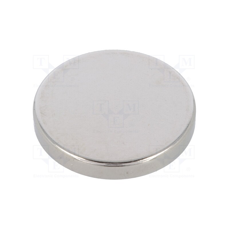 1 pcs x ELESA+GANTER - GN 55.2-ND-20-3 - Magnet: permanent, neodymium, H: 3mm, 42N, Ø: 20mm