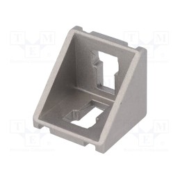 1 pcs x ELESA+GANTER - GN 960-40-10-40-40-A-MT - Angle bracket, for profiles, Width of the groove: 10mm, W: 38mm