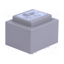 1 pcs x INDEL - TSZZ7/004M - Transformer: encapsulated, 7VA, 230VAC, 6V, 6V, 580mA, 580mA, PCB