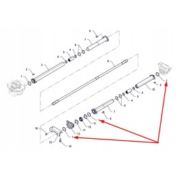 Pis07010116 front axle drive o-ring