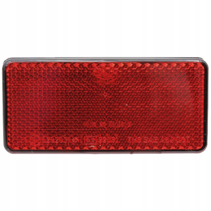 Red reflector blister