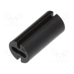 10 pcs x DREMEC - 8GE04V80389 - Spacer sleeve, LED, Øout: 4.8mm, ØLED: 3mm, L: 10mm, black, UL94V-0