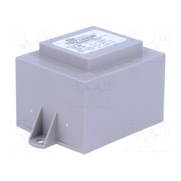 1 pcs x INDEL - TSZZ18/004M - Transformer: encapsulated, 18VA, 230VAC, 9V, 9V, 1A, 1A, PCB, IP00