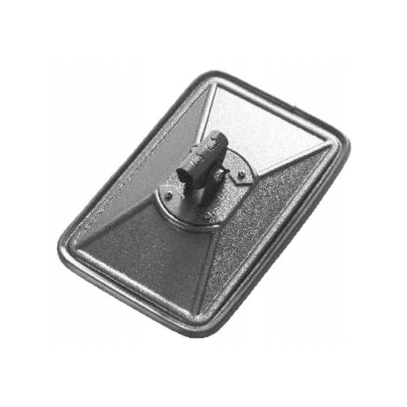 Mirror with metal handle and plastic sleeve