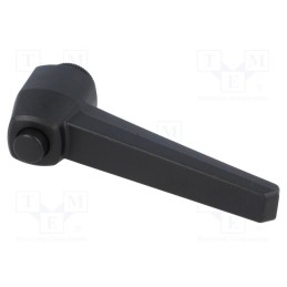 1 pcs x ELESA+GANTER - 142121 - Lever, adjustable, Thread len: 18mm, Lever length: 92mm