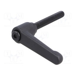 1 pcs x ELESA+GANTER - GN 300-63-M8-63-SW - Lever, adjustable, Thread len: 63mm, Lever length: 63mm