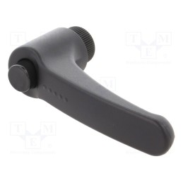 1 pcs x ELESA+GANTER - ERX.78 B-M8-C1 - Lever, adjustable, Thread len: 20mm, Lever length: 78mm, -30÷130°C