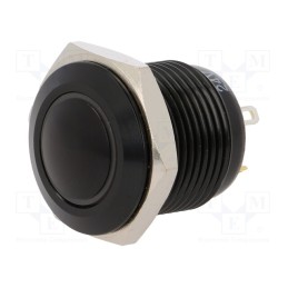 1 pcs x ONPOW - GQ16B-10E/J/Y/24V/A - Switch: vandal resistant, Pos: 2, SPST-NO, 2A/36VDC, IP65, OFF-(ON)