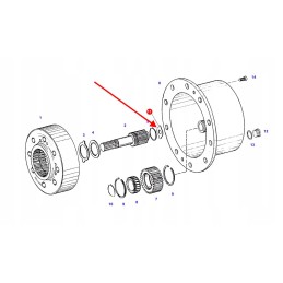 F198300020671 rear wheel hub washer