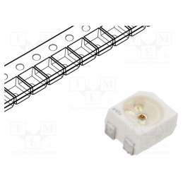5 pcs x ams OSRAM - LS E6SF-V2BA-1-1 - LED, SMD, 3030,PLCC4, red, 900÷2240mcd, 3x3x2.85mm, 120°, 1.9÷2.5V