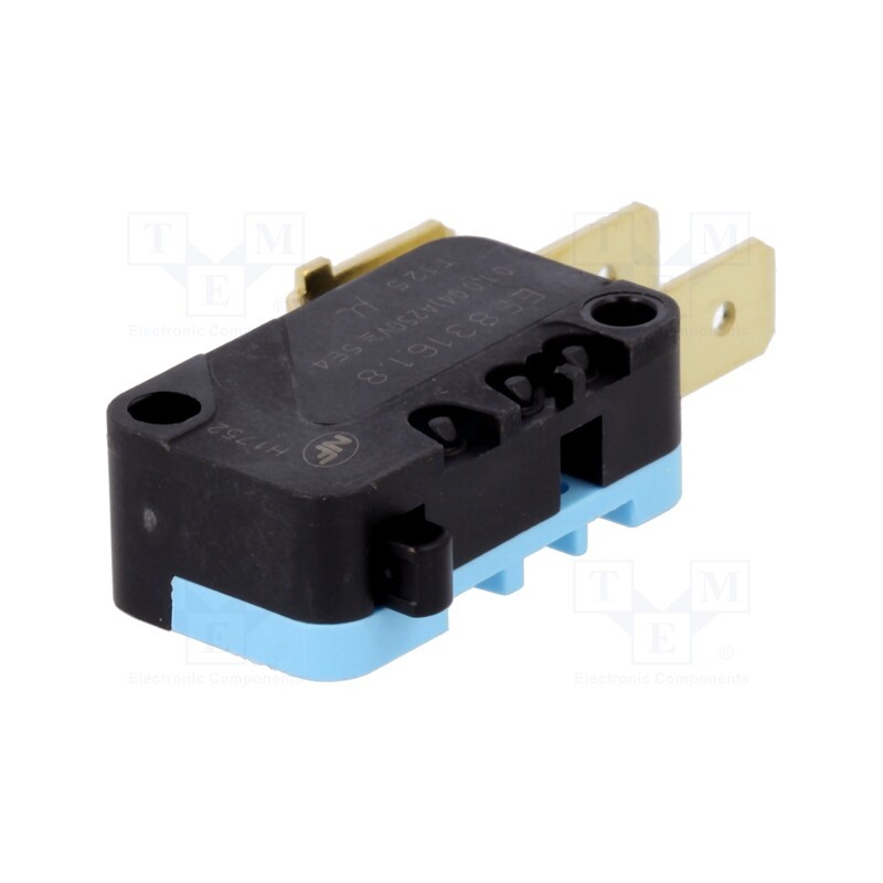 1 pcs x CROUZET - 83 161 806/ 83 161 8-I-W3 - Microswitch SNAP ACTION, 5A/250VAC, without lever, SPDT, ON-(ON)