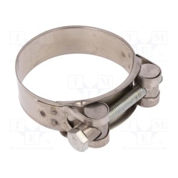 1 pcs x MPC INDUSTRIES - S4065 -AS - T-bolt clamp, W: 24mm, Clamping: 65÷70mm, chrome steel AISI 430, S