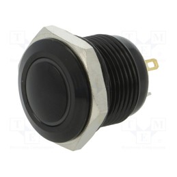 1 pcs x ONPOW - GQ16B-10E/J/G/24V/A - Switch: vandal resistant, Pos: 2, SPST-NO, 2A/36VDC, IP65, OFF-(ON)
