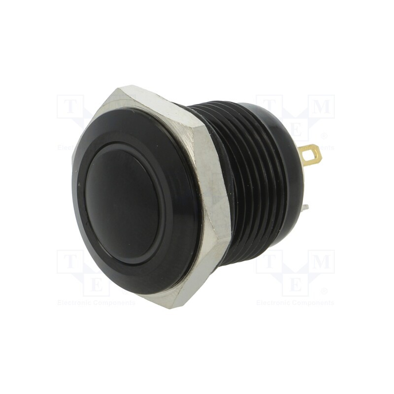 1 pcs x ONPOW - GQ16B-10E/J/G/24V/A - Switch: vandal resistant, Pos: 2, SPST-NO, 2A/36VDC, IP65, OFF-(ON)