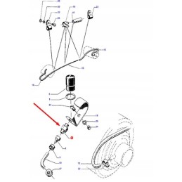 1028097m1 air filter connector