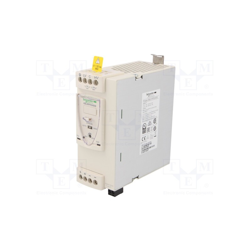 1 pcs x SCHNEIDER ELECTRIC - ABL8RPS24050 - Power supply: switched-mode, for DIN rail, 120W, 24VDC, 5A, 87%