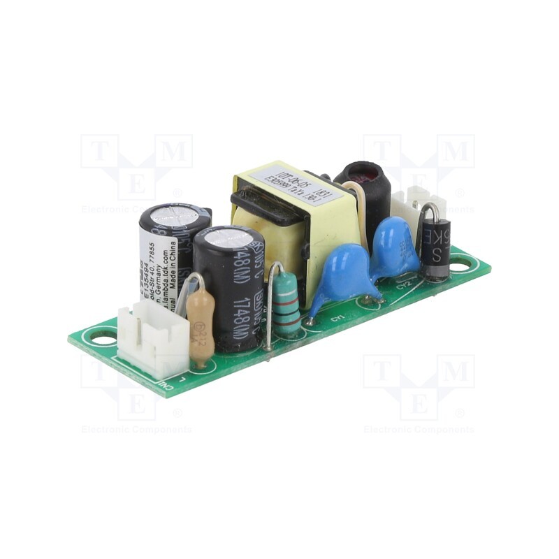 1 pcs x TDK-LAMBDA - KPSB6-15-J - Power supply: switched-mode, open, 6W, 90÷264VAC, 15VDC, 0.4A, 81%