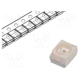 5 pcs x ams OSRAM - LY T67F-U1AA-36 - LED, SMD, 3528,PLCC2, yellow, 1.5÷3.8lm, 450÷1400mcd, 3.4x3x2.1mm