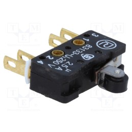 1 pcs x PROMET - 83 133 54ER7.5 - Microswitch SNAP ACTION, 2.5A/250VAC, 0.3A/220VDC, ON-(ON), IP40
