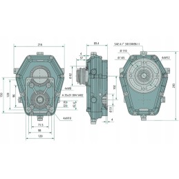 Multiplier PTO gear 1 3 8 HDS forest