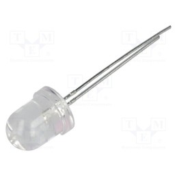 3 pcs x LUCKYLIGHT - LL-803UAC2C-2AD - LED, 8mm, amber, 1000÷1700mcd, 30°, Front: convex, 1.6÷2.6V