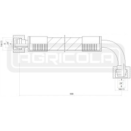 Ak6 1 600 14 14 hydrolider hydraulic hose