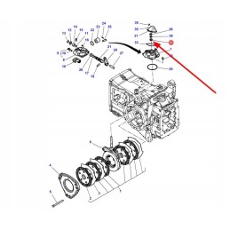4309808m2 special washer for brake cylinder