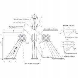 Left side marker lamp, round, 12 24v, red