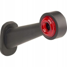 Left side marker lamp, round, 12 24v, red