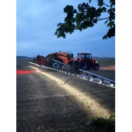 Lighting for sprayer nozzles