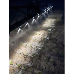 Lighting for sprayer nozzles