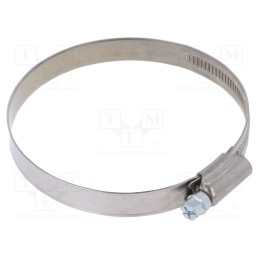 1 pcs x MPC INDUSTRIES - DD2070 - Worm gear clamp, W: 12mm, Clamping: 70÷90mm, DD, W2, DIN 3017