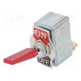 1 pcs x SWITCH COMPONENTS - TD1-1A-DC-3-R - Switch: toggle, Pos: 2, SPST, ON-OFF, 50A/12VDC, Leads: screw, 50mΩ