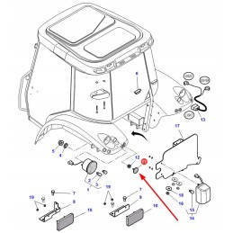 4271028m1 red reflector