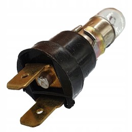 Double indicator bulb holder, two 5002 clips