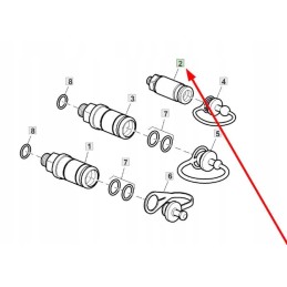 AL170665 hydraulic quick connector socket