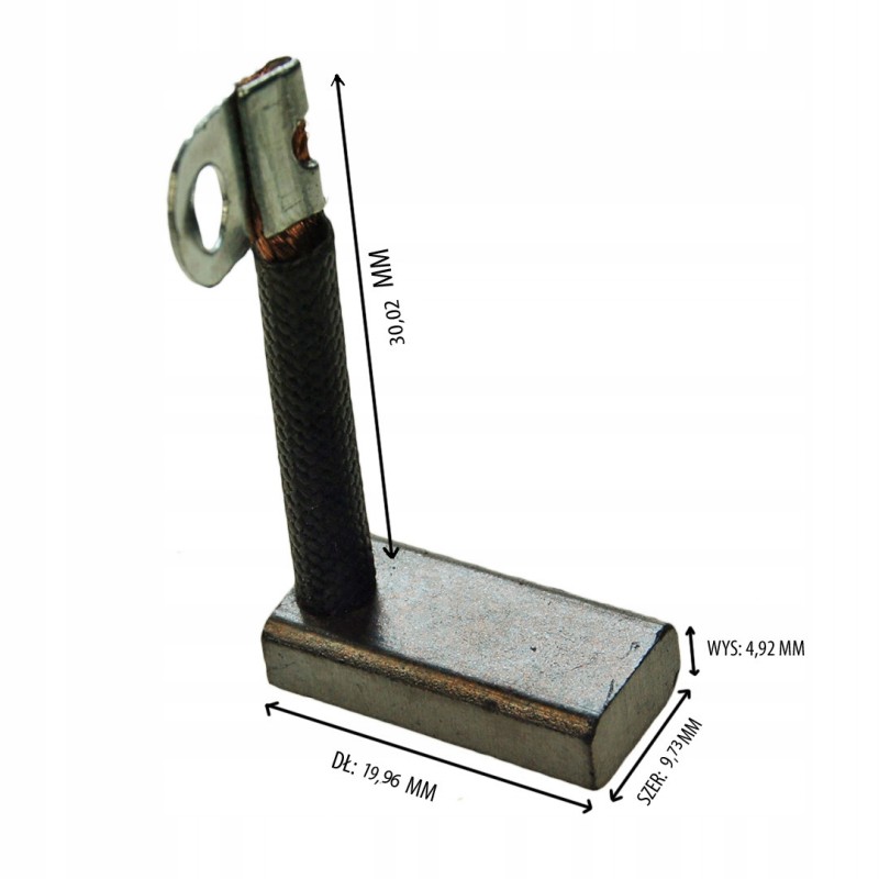 Expansion brushes 19 96x9 73x4 92mm 30mm cable 4 pcs