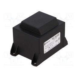 1 pcs x BREVE TUFVASSONS - TEZ30/D400/24V - Transformer: encapsulated, 30VA, 400VAC, 24V, 1.25A, PCB, IP00, TEZ