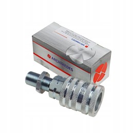 Quick connector socket long M18x1 5 external thread 9100818gl