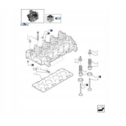 New Holland Case Steyr 504226952 cnh head