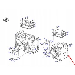 X412820606000 bridge housing screw