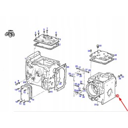 X412820606000 bridge housing screw